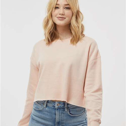 Women's Lightweight Crop Crewneck Sweatshirt