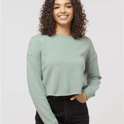 Women's Lightweight Crop Crewneck Sweatshirt