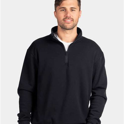 Unisex Fleece Quarter-Zip Pullover