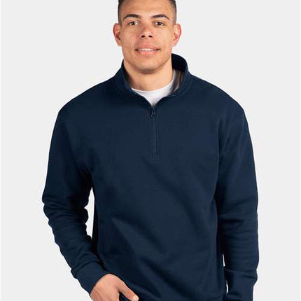 Unisex Fleece Quarter-Zip Pullover