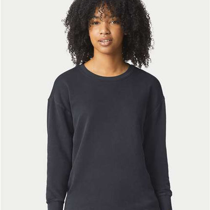 Unisex Garment-Dyed Lightweight Fleece Crewneck Sweatshirt