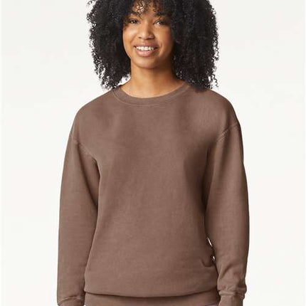 Unisex Garment-Dyed Lightweight Fleece Crewneck Sweatshirt