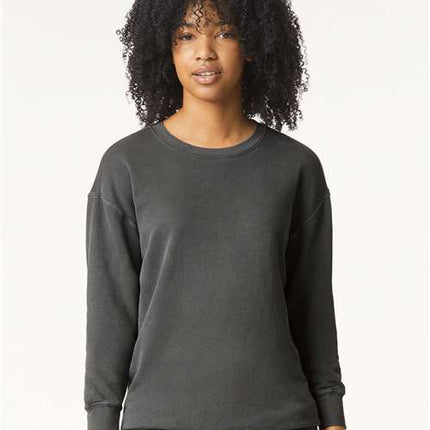Unisex Garment-Dyed Lightweight Fleece Crewneck Sweatshirt
