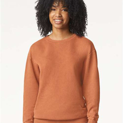 Unisex Garment-Dyed Lightweight Fleece Crewneck Sweatshirt