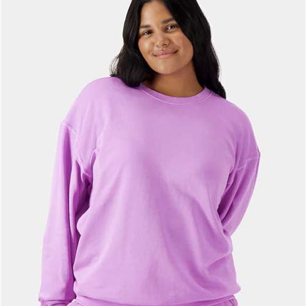 Unisex Garment-Dyed Lightweight Fleece Crewneck Sweatshirt