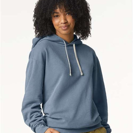Unisex Garment-Dyed Lightweight Fleece Hooded Sweatshirt