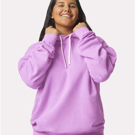 Unisex Garment-Dyed Lightweight Fleece Hooded Sweatshirt