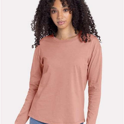 Women's Cotton Relaxed Long Sleeve T-Shirt