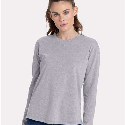 Women's Cotton Relaxed Long Sleeve T-Shirt