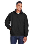 Unisex Fleece Lined Nylon Jacket