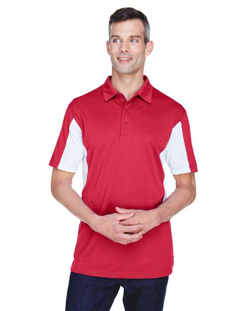 Men's Side Blocked Micro-Pique Polo