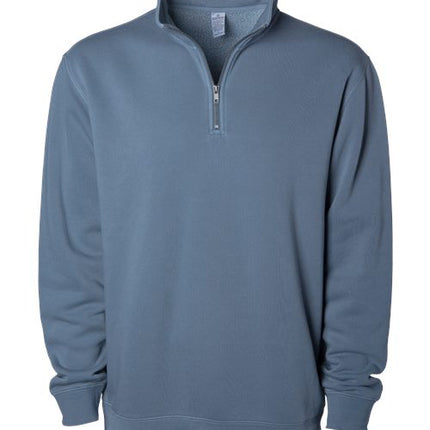 Unisex Pigment-Dyed Quarter-Zip Pullover