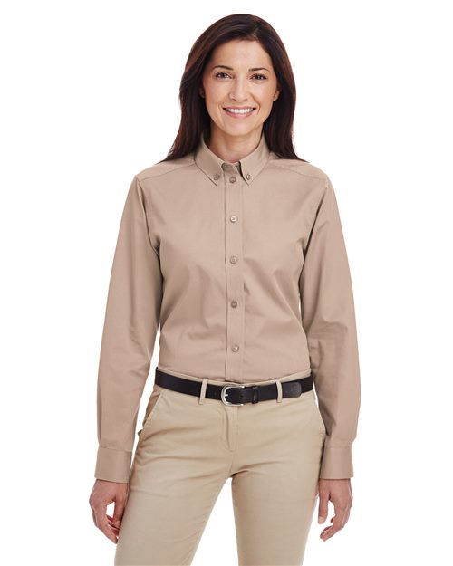 Men's Foundation Cotton Twill Dress Shirt with Teflon