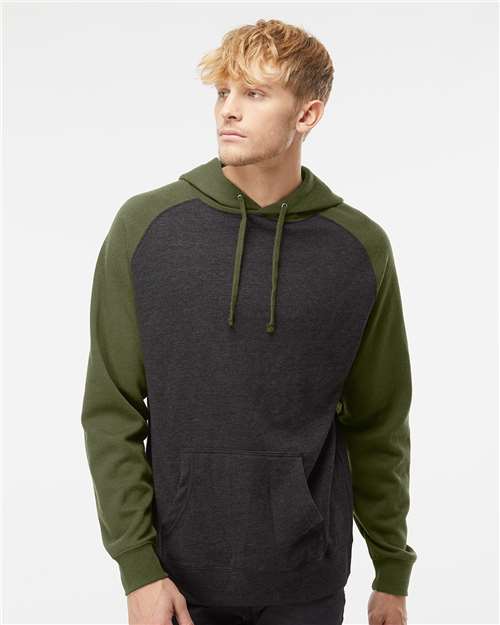 Unisex Raglan Hooded Sweatshirt