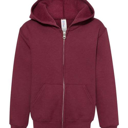 Youth NuBlend® Full-Zip Hooded Sweatshirt
