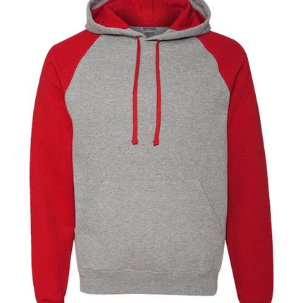 Unisex Nublend® Colorblocked Raglan Hooded Sweatshirt