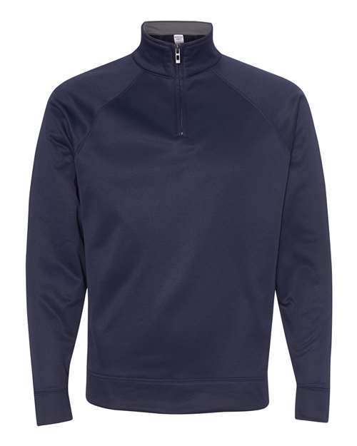 Unisex Dri-Power® Sport Quarter-Zip Cadet Collar Sweatshirt