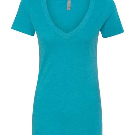 Women’s CVC Deep V-Neck T-Shirt