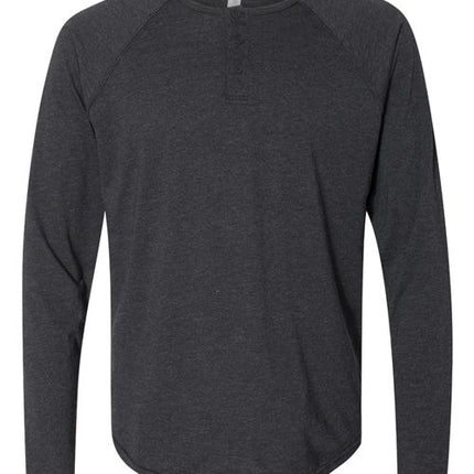 Men's Triblend Henley T-Shirt