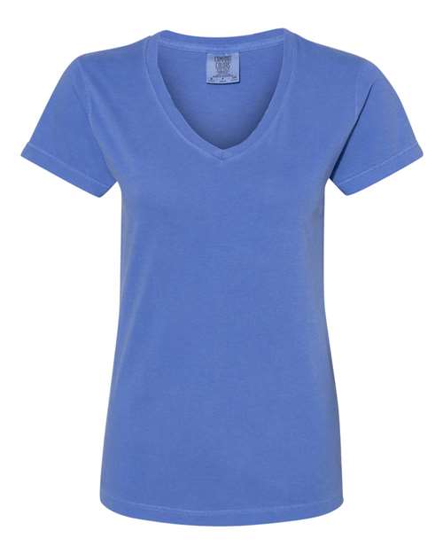 Women's Garment-Dyed Midweight V-Neck T-Shirt