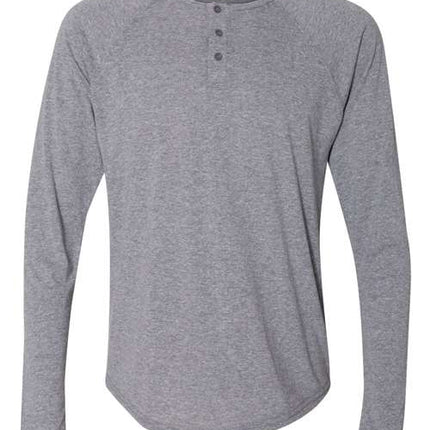 Men's Triblend Henley T-Shirt