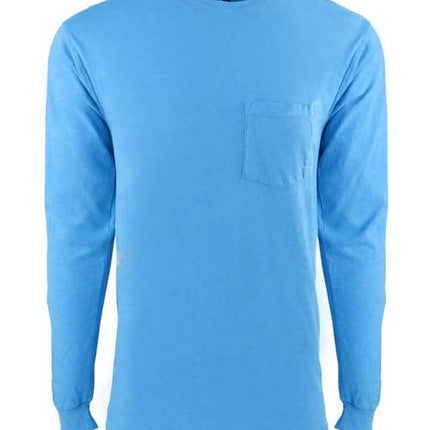 Unisex Inspired Dye Long Sleeve Pocket T-Shirt