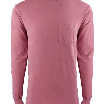 Unisex Inspired Dye Long Sleeve Pocket T-Shirt