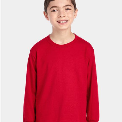 Youth Dri-Power® Long Sleeve 50/50 T-Shirt