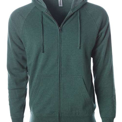 Unisex Special Blend Raglan Full-Zip Hooded Sweatshirt