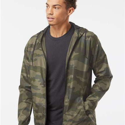 Men's Lightweight Windbreaker Full-Zip Jacket