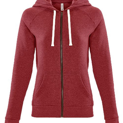 Women's Malibu Raglan Full-Zip Hoodie Sweatshirt