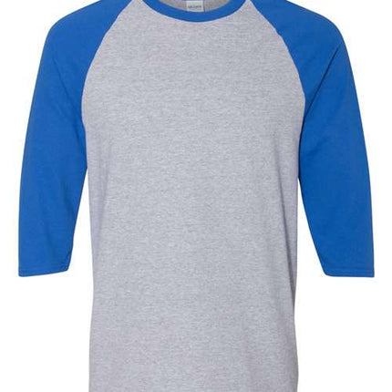 Unisex Heavy Cotton™ Raglan Three-Quarter Sleeve T-Shirt