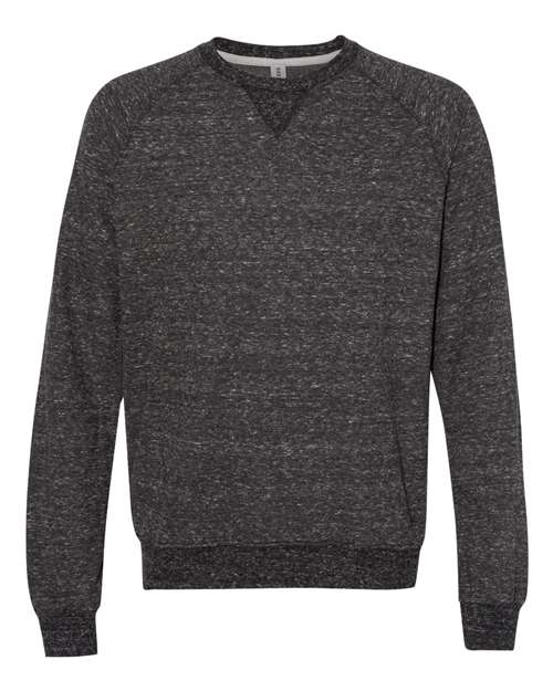 Unisex Snow Heather French Terry Crewneck Sweatshirt