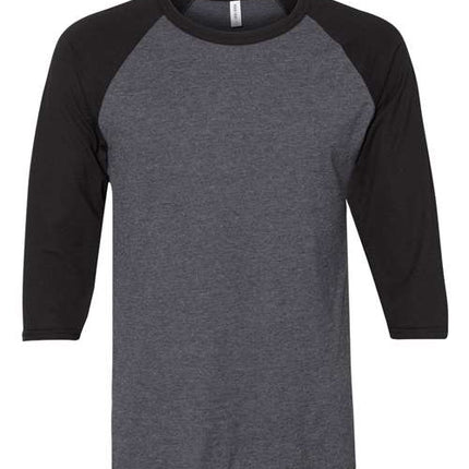 Premium Blend Ringspun Three-Quarter Sleeve Raglan Baseball T-Shirt