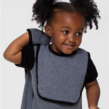 Infant Contrast Trim Premium Jersey Bib
