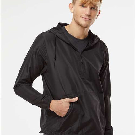 Unisex Lightweight Quarter-Zip Windbreaker Pullover Jacket