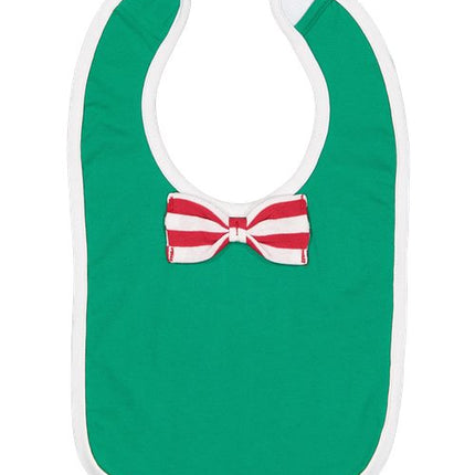 Infant Baby Rib Bow Tie Bib