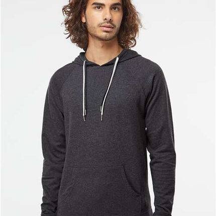 Unisex Icon Lightweight Loopback Terry Hooded Sweatshirt