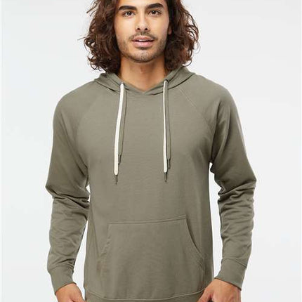 Unisex Icon Lightweight Loopback Terry Hooded Sweatshirt