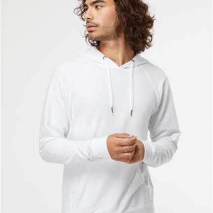 Unisex Icon Lightweight Loopback Terry Hooded Sweatshirt
