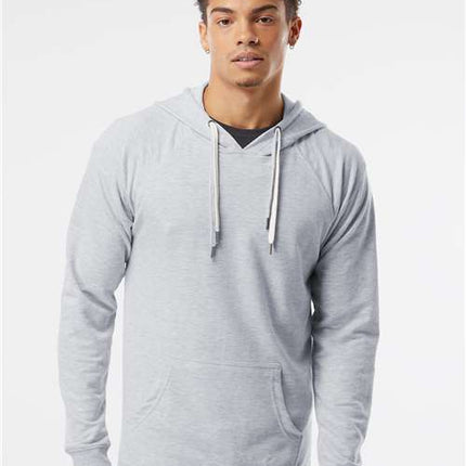 Unisex Icon Lightweight Loopback Terry Hooded Sweatshirt