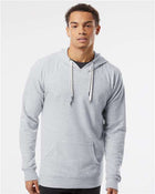 Unisex Icon Lightweight Loopback Terry Hooded Sweatshirt