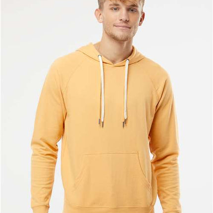 Unisex Icon Lightweight Loopback Terry Hooded Sweatshirt
