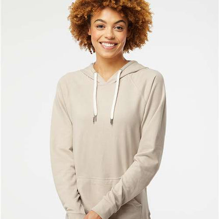 Unisex Icon Lightweight Loopback Terry Hooded Sweatshirt