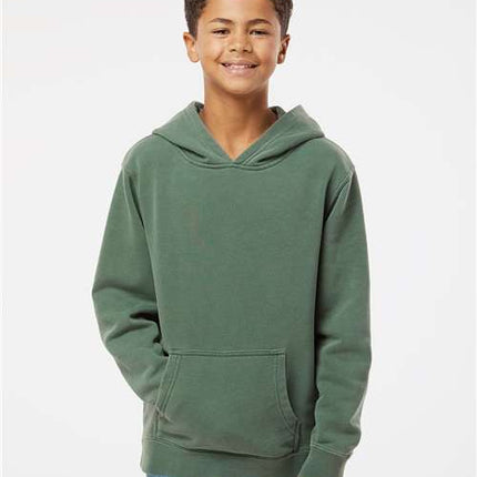 Youth Midweight Pigment-Dyed Hooded Sweatshirt