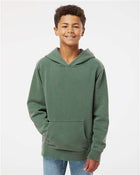 Youth Midweight Pigment-Dyed Hooded Sweatshirt