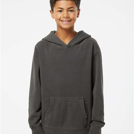 Youth Midweight Pigment-Dyed Hooded Sweatshirt