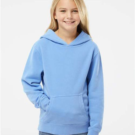 Youth Midweight Pigment-Dyed Hooded Sweatshirt