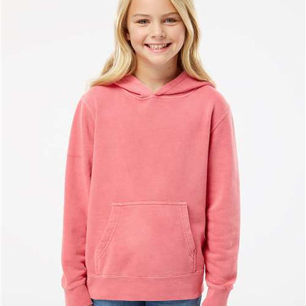 Youth Midweight Pigment-Dyed Hooded Sweatshirt