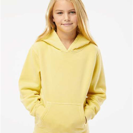 Youth Midweight Pigment-Dyed Hooded Sweatshirt